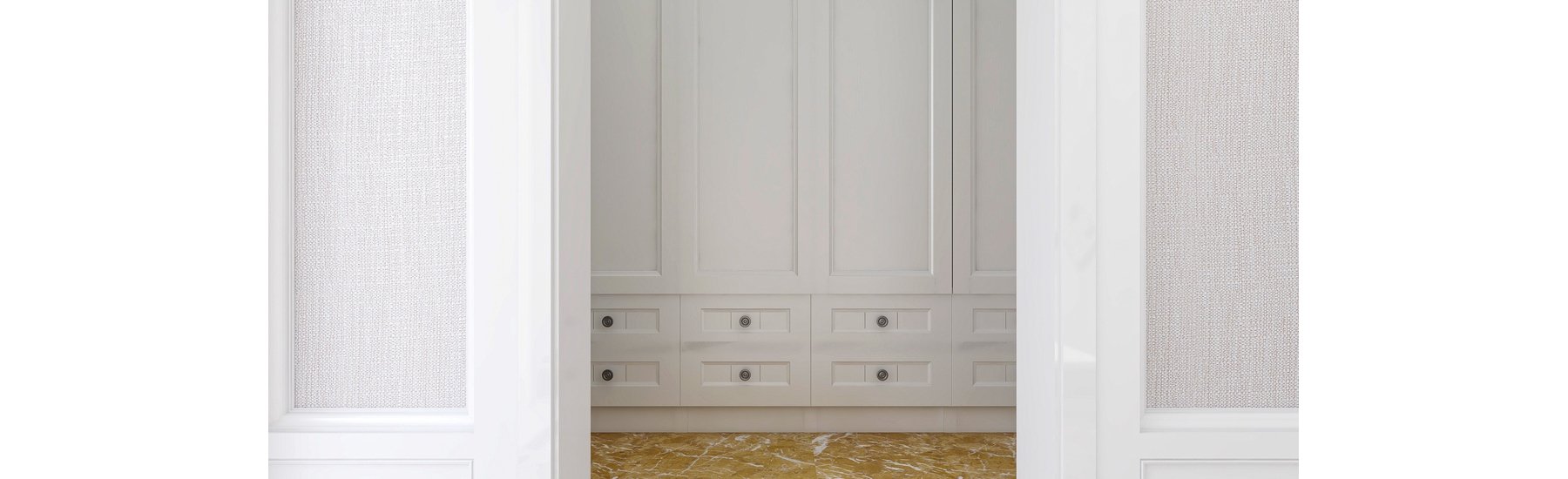 white wardrobe doors