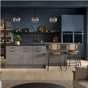 Valore Matt Albey Blue Kitchen