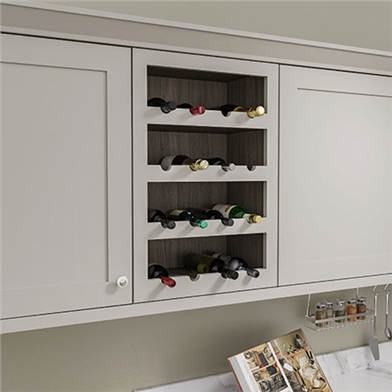 Bella Plain Wine Rack Front