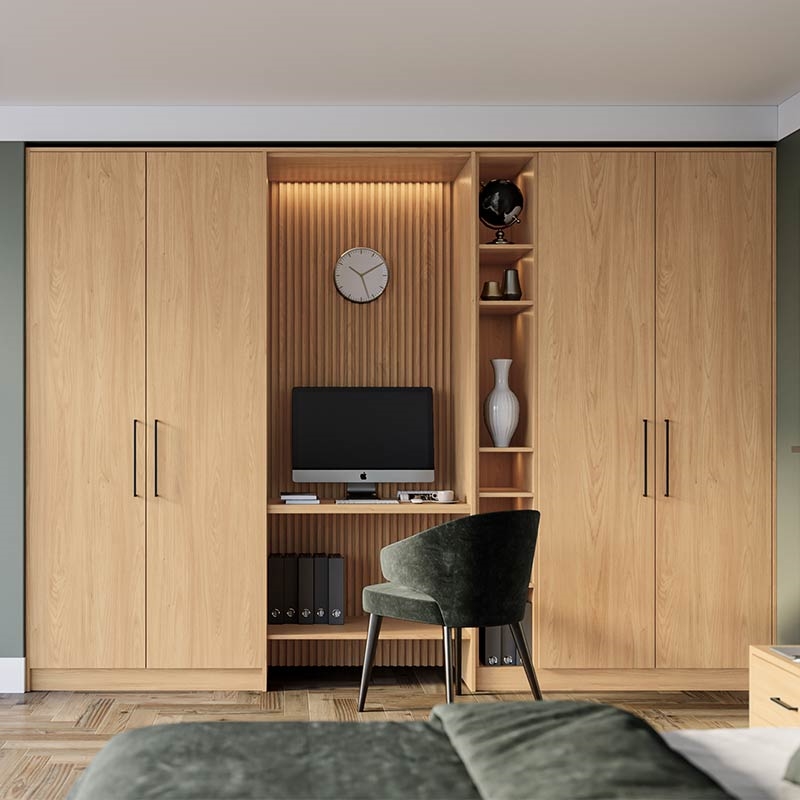 Valore Light Natural Casella Oak Bedroom Doors and Accessories