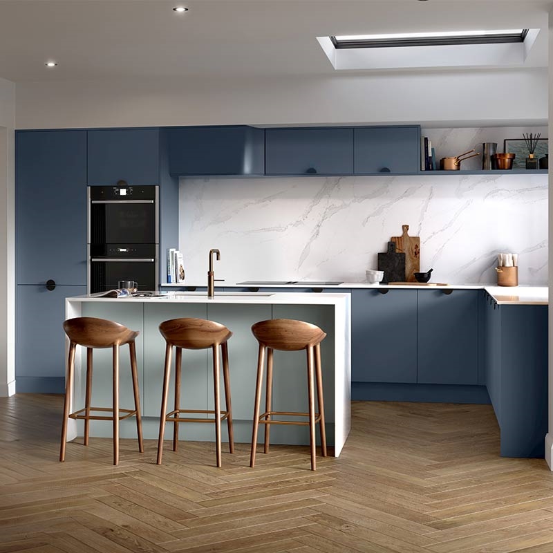 Zurfiz Kitchen Doors - Supermatt Colonial Blue