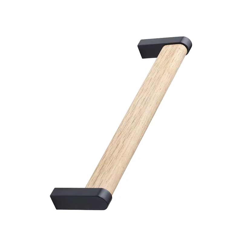 Crossing Handle - Lacquered Oak/Matt Black