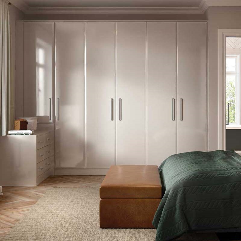 Fitted Wardrobes with Lincoln Design Wardrobe Doors