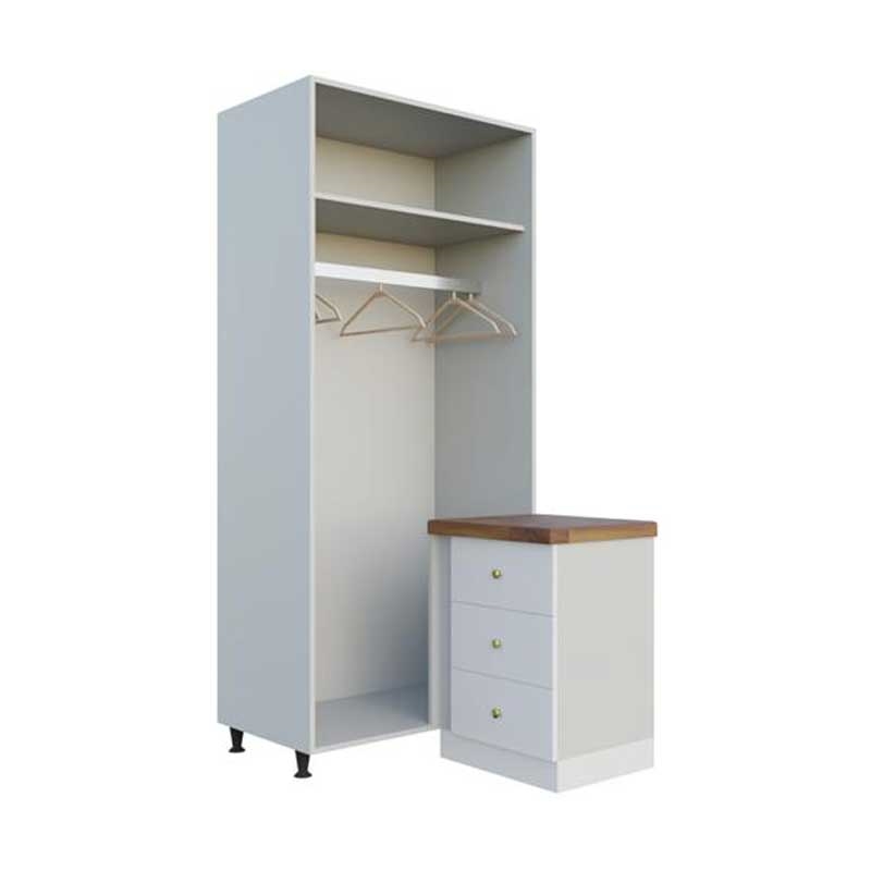 Stable Door Wardrobe with Chest