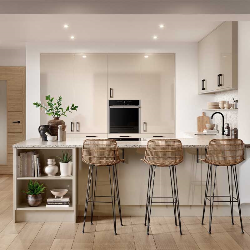 Ora Kitchen Doors - Supergloss Cashmere