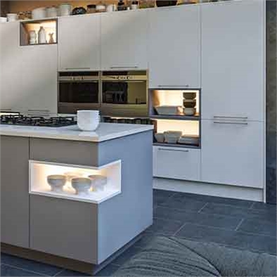 Zurfiz Supermatt White Kitchen