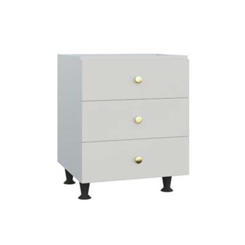 Three Drawer Bedside Unit