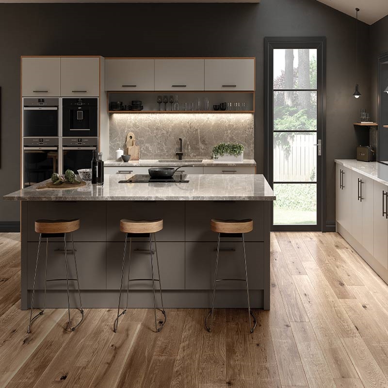 Zurfiz Kitchen Doors - Supermatt Pebble