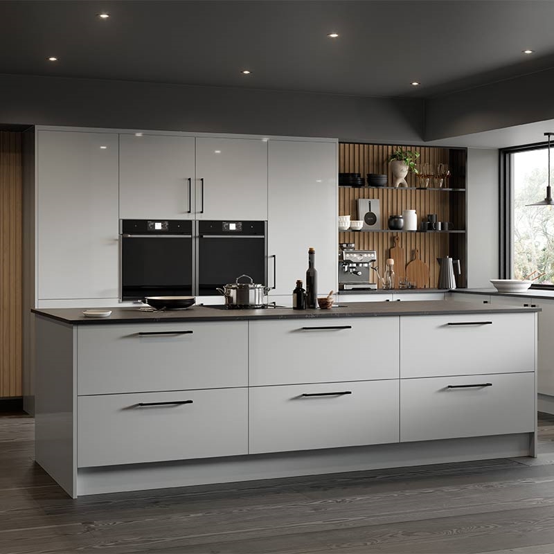 Zurfiz Kitchen Doors - Ultra Gloss Light Grey