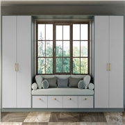 Zurfiz Supermatt Light and Dust Grey Bedroom