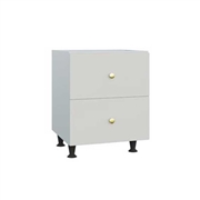 Two Drawer Bedside Unit