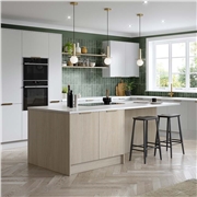 Valore Light Grey and Cashmere Kitchen Doors