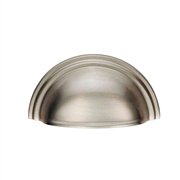 Victorian Cup Handle - Satin Nickel