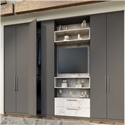 Serica Matt Taupe and Halifax Natural Oak Bedroom